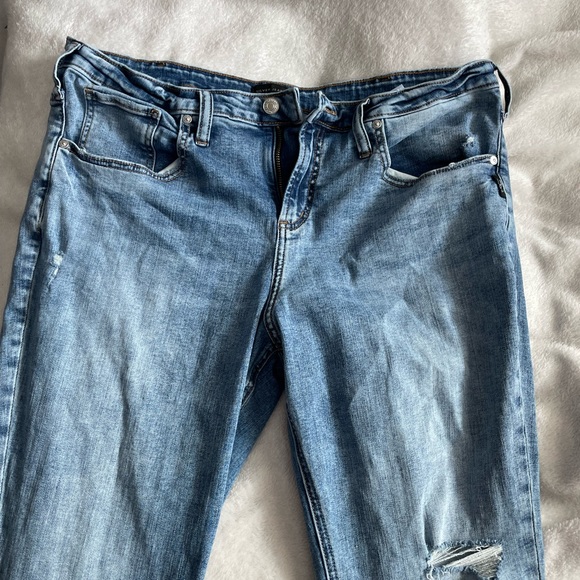 Silver Beau Girlfriend Jeans Size 34 - Picture 2 of 5